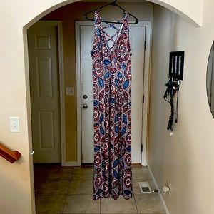 Summer bohemian maxi dress